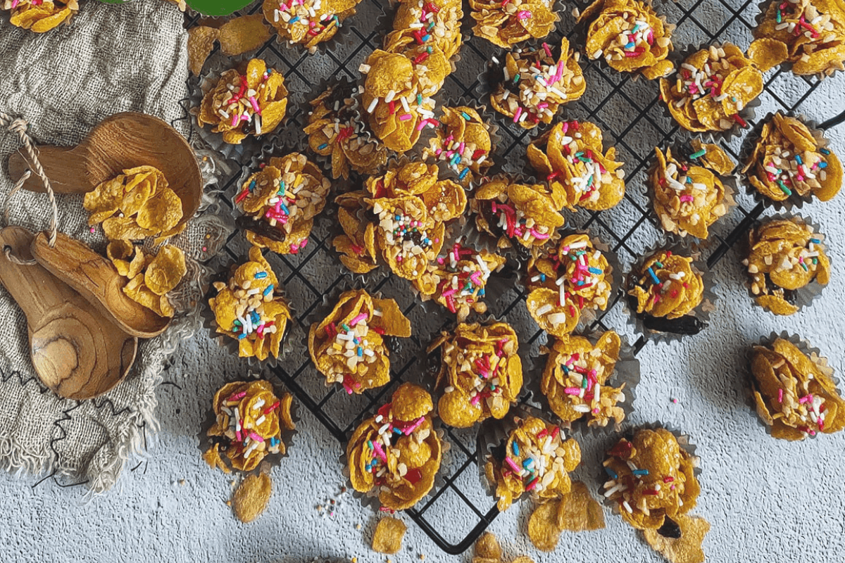 3 Resepi Cornflakes Madu Simple dan Rangup