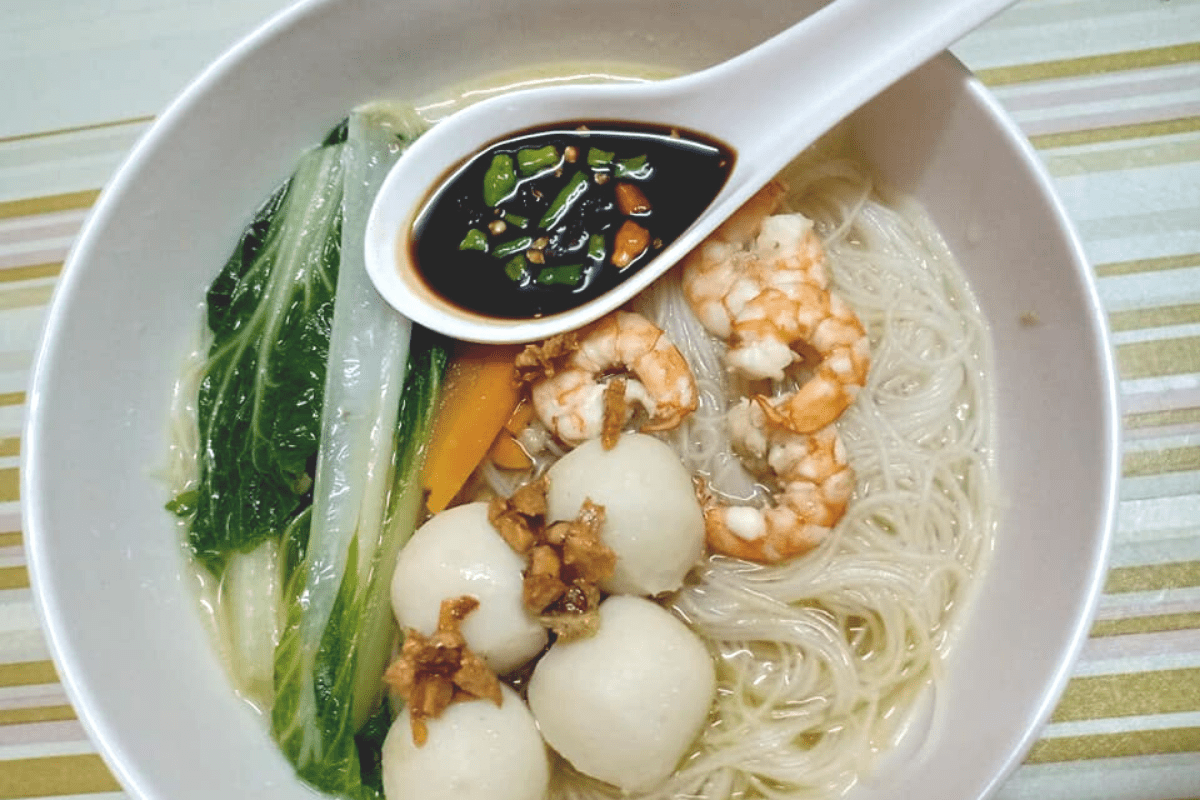 Resepi Bihun Sup Chinese Style (Mee Hoon Soup Cina Simple)