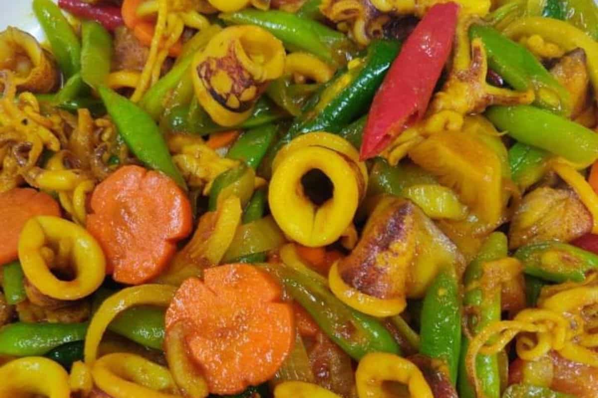 4 Resepi Sotong Goreng Kunyit