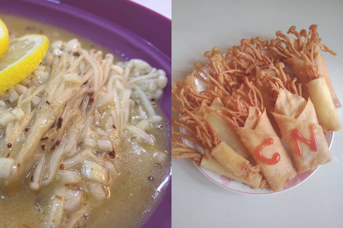 4 Resepi Cendawan Enoki
