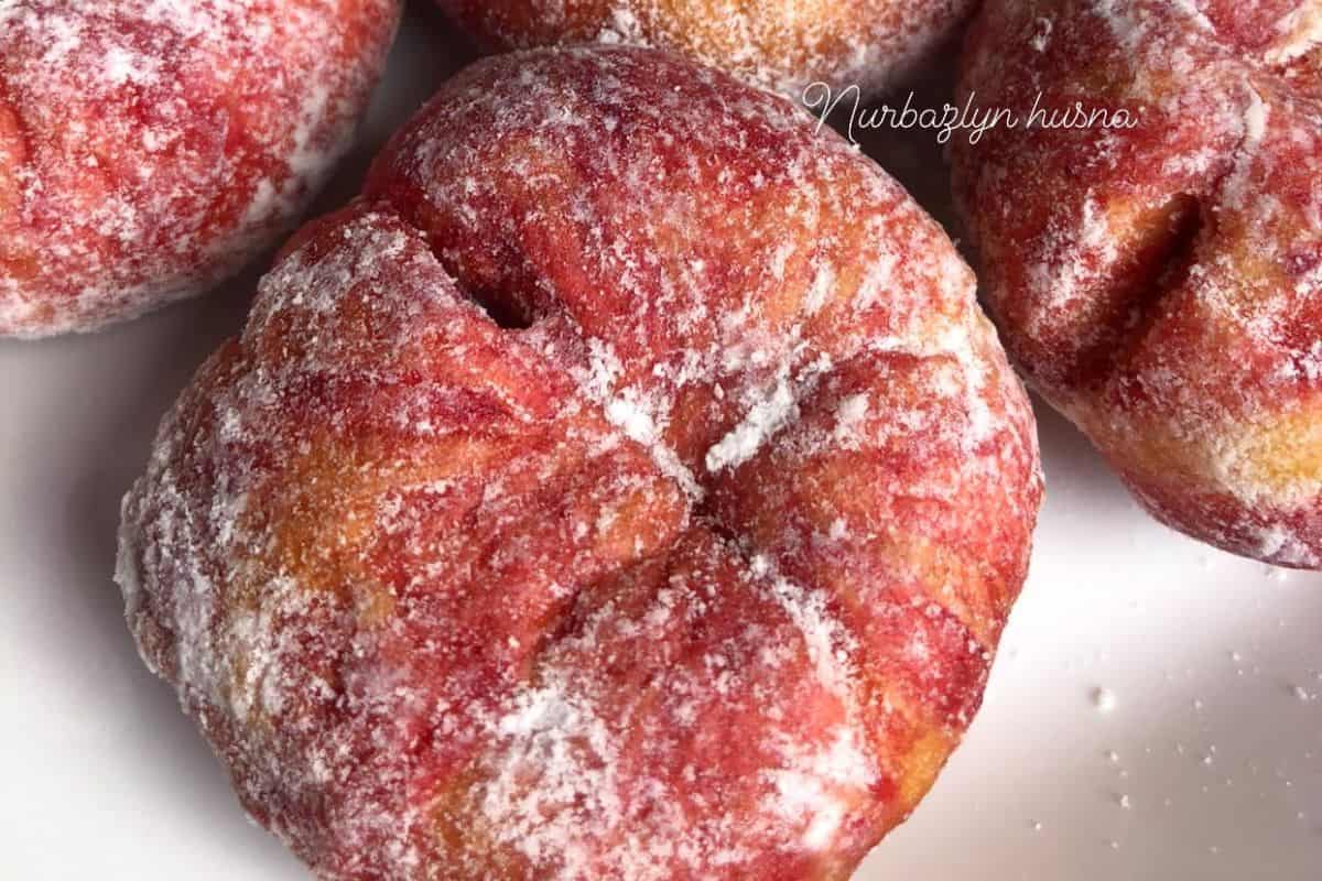 Resepi Donut Peach