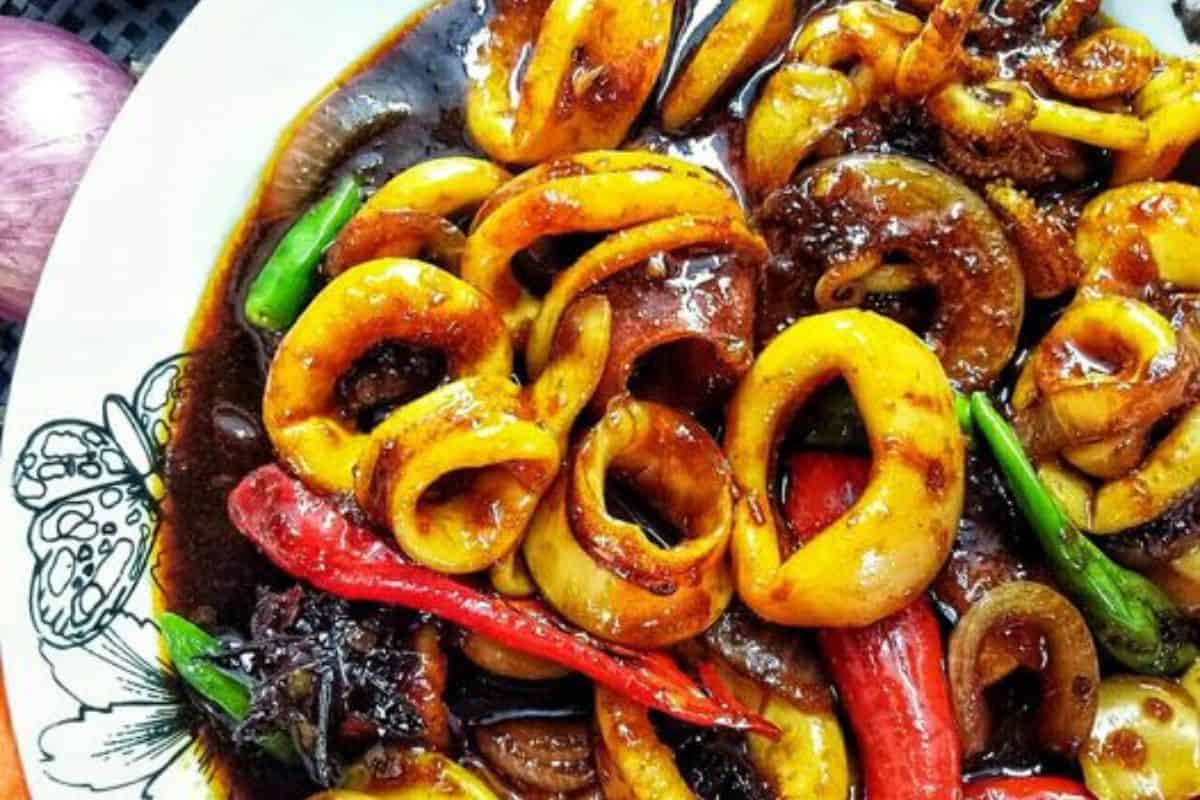 4 Resepi Sotong Masak Kicap